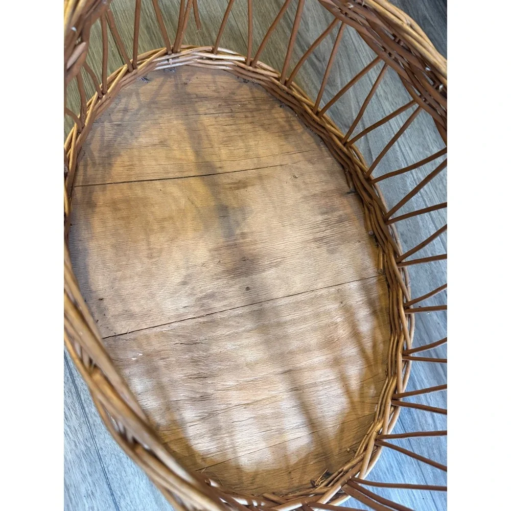 Vintage Willow Garden Trug Basket 18